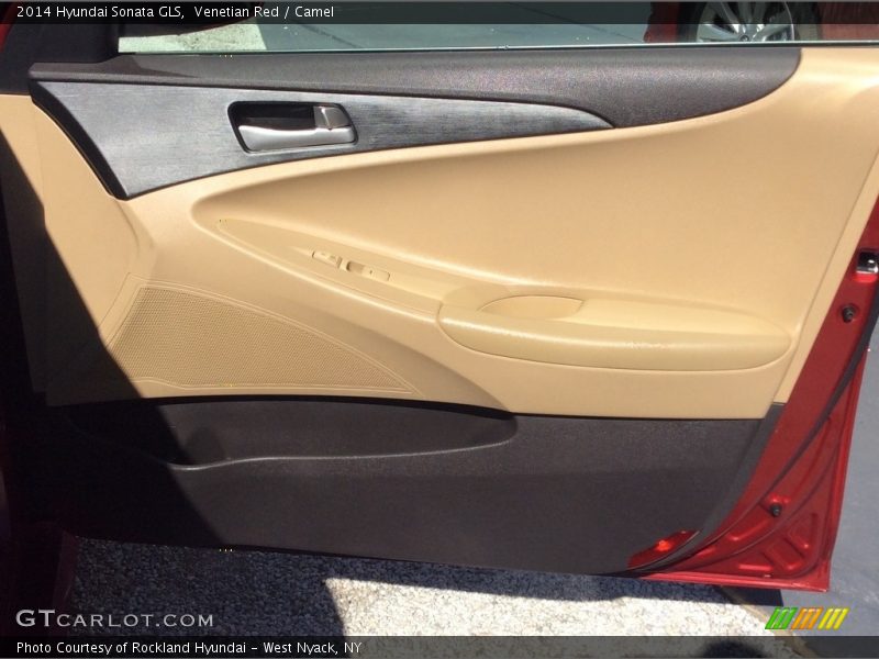 Venetian Red / Camel 2014 Hyundai Sonata GLS