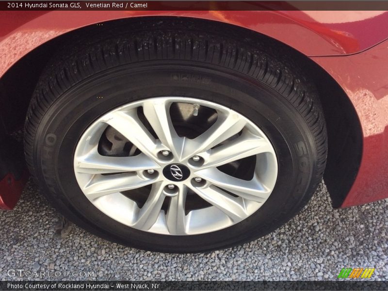 Venetian Red / Camel 2014 Hyundai Sonata GLS