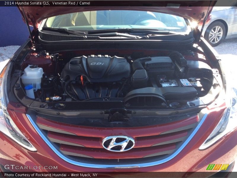 Venetian Red / Camel 2014 Hyundai Sonata GLS