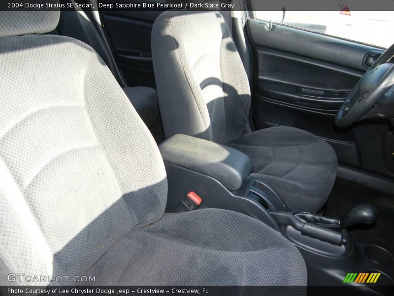Deep Sapphire Blue Pearlcoat / Dark Slate Gray 2004 Dodge Stratus SE Sedan