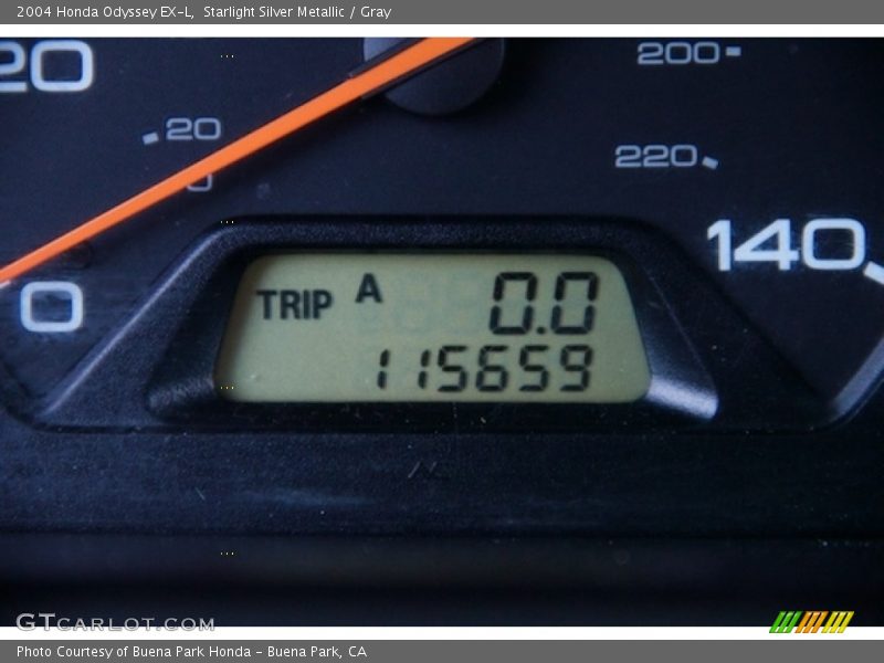 Starlight Silver Metallic / Gray 2004 Honda Odyssey EX-L