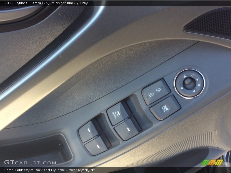 Midnight Black / Gray 2012 Hyundai Elantra GLS