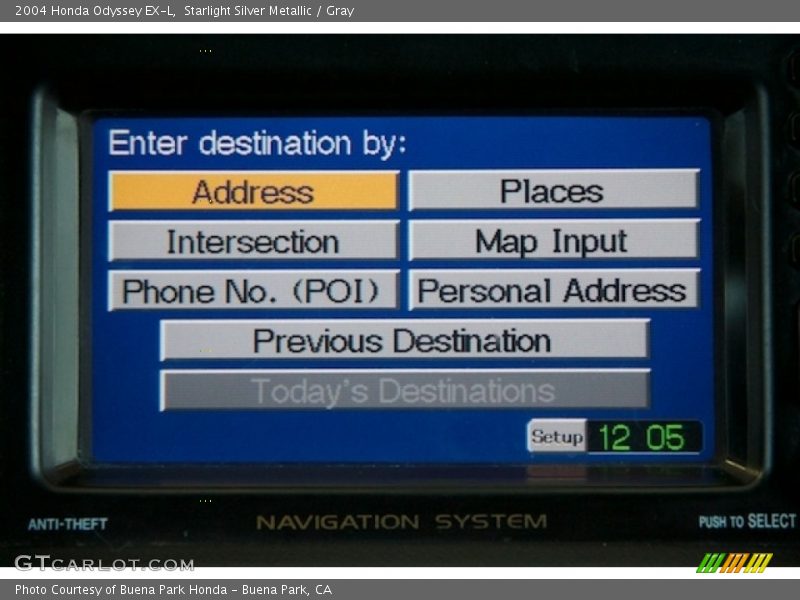 Starlight Silver Metallic / Gray 2004 Honda Odyssey EX-L