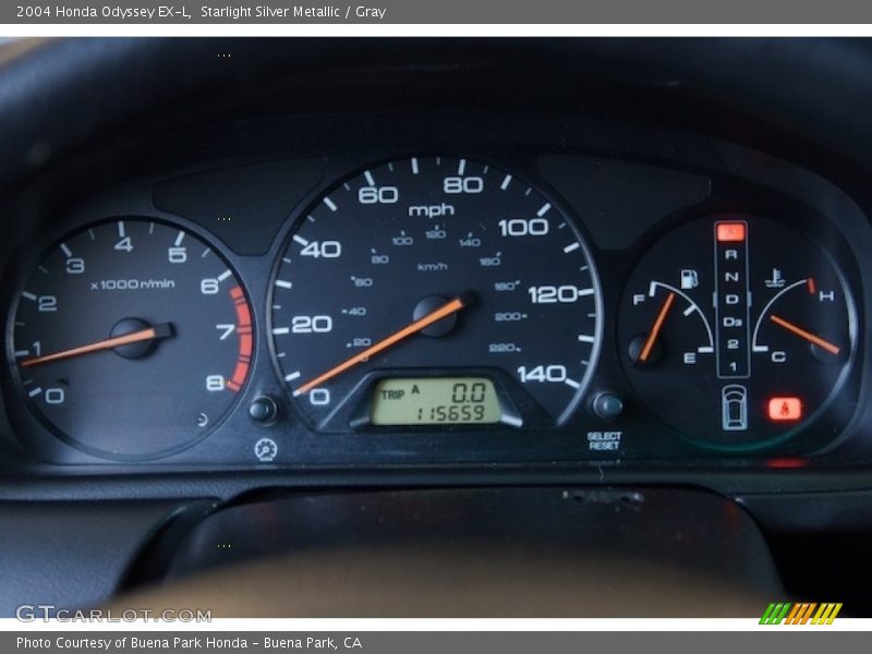 Starlight Silver Metallic / Gray 2004 Honda Odyssey EX-L