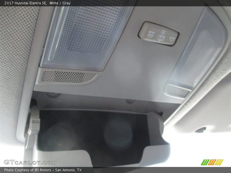 White / Gray 2017 Hyundai Elantra SE
