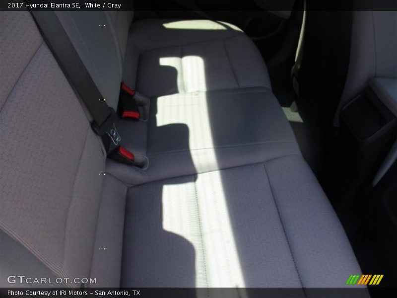 White / Gray 2017 Hyundai Elantra SE