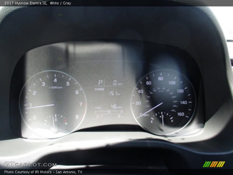 White / Gray 2017 Hyundai Elantra SE