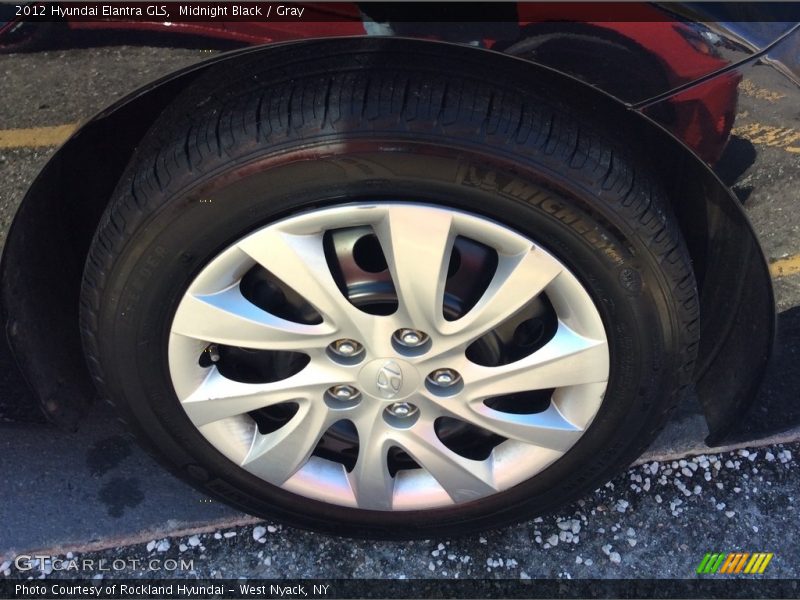 Midnight Black / Gray 2012 Hyundai Elantra GLS
