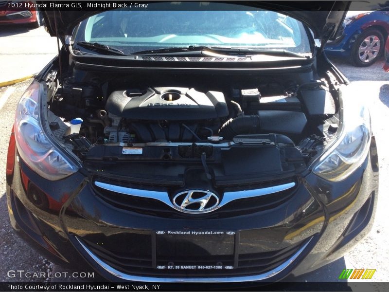 Midnight Black / Gray 2012 Hyundai Elantra GLS