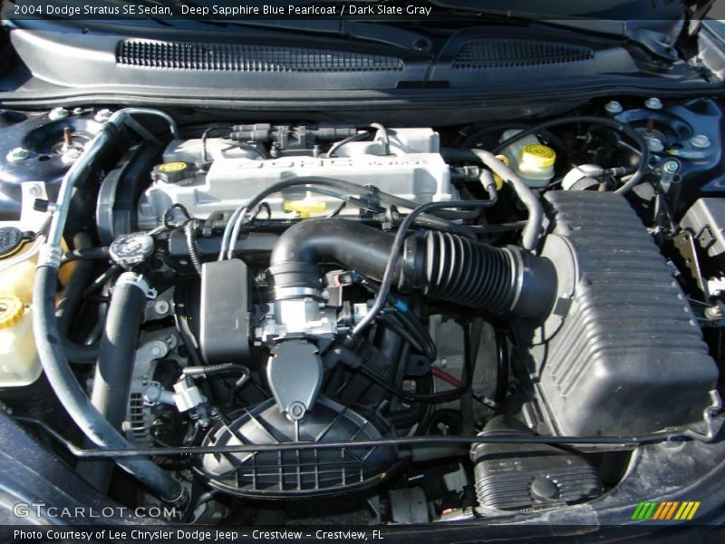 Deep Sapphire Blue Pearlcoat / Dark Slate Gray 2004 Dodge Stratus SE Sedan