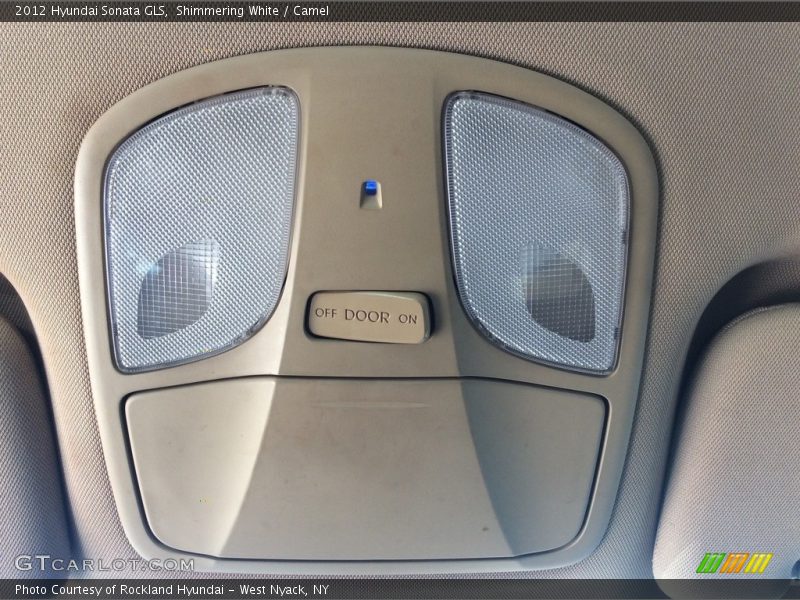 Shimmering White / Camel 2012 Hyundai Sonata GLS