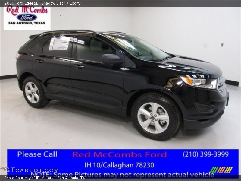 Shadow Black / Ebony 2016 Ford Edge SE