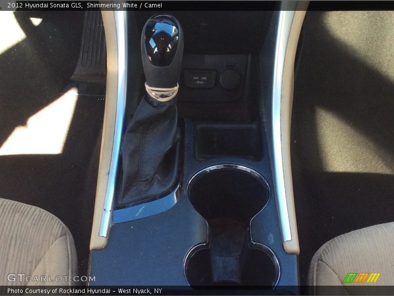 Shimmering White / Camel 2012 Hyundai Sonata GLS