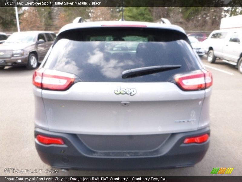 Billet Silver Metallic / Black 2016 Jeep Cherokee Sport