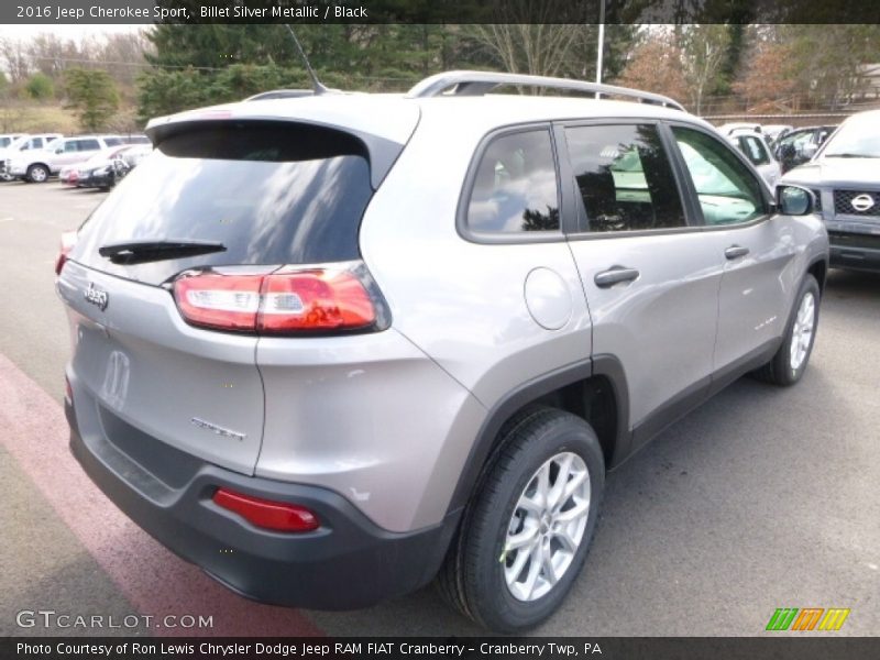 Billet Silver Metallic / Black 2016 Jeep Cherokee Sport