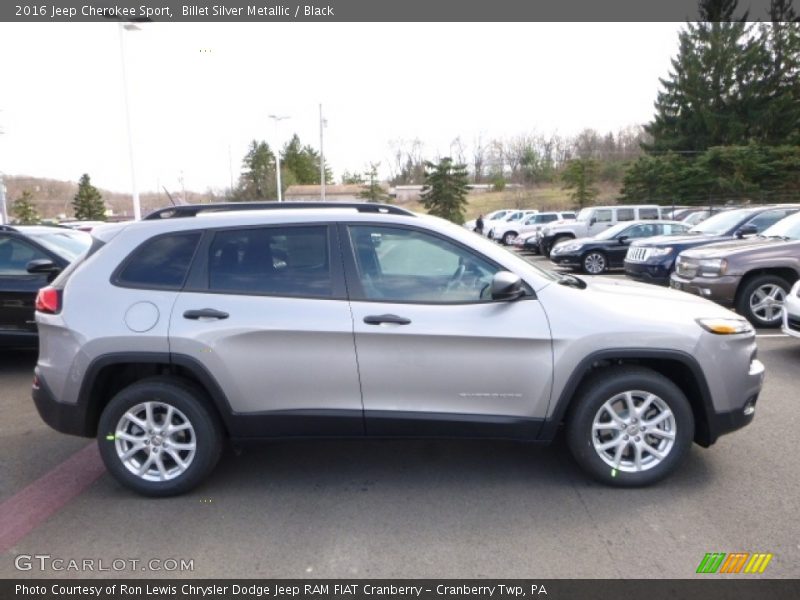 Billet Silver Metallic / Black 2016 Jeep Cherokee Sport