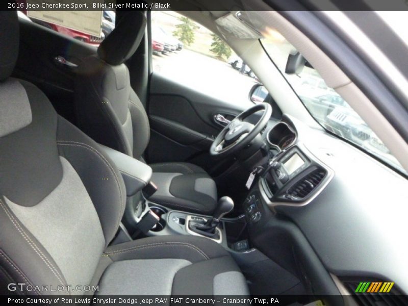 Billet Silver Metallic / Black 2016 Jeep Cherokee Sport
