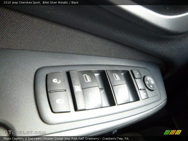 Billet Silver Metallic / Black 2016 Jeep Cherokee Sport