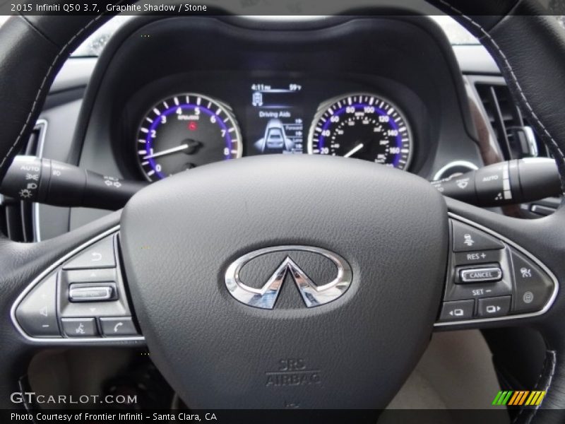 Graphite Shadow / Stone 2015 Infiniti Q50 3.7