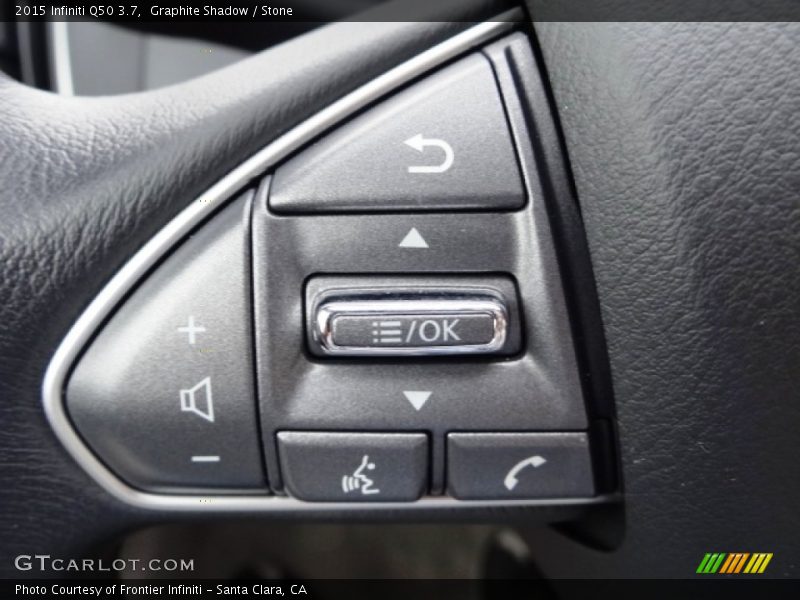 Graphite Shadow / Stone 2015 Infiniti Q50 3.7