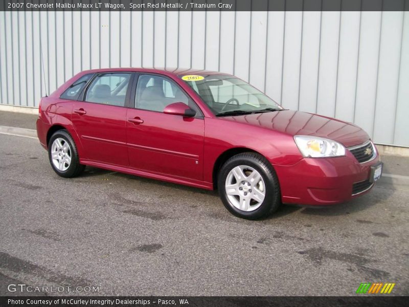 Sport Red Metallic / Titanium Gray 2007 Chevrolet Malibu Maxx LT Wagon