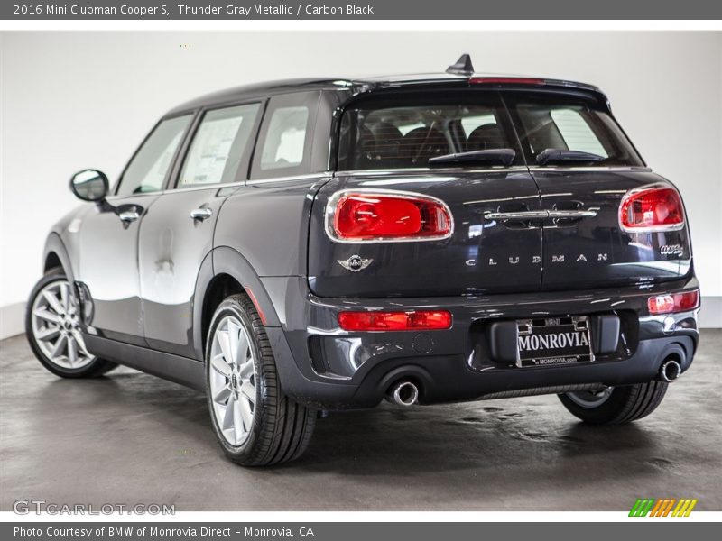 Thunder Gray Metallic / Carbon Black 2016 Mini Clubman Cooper S