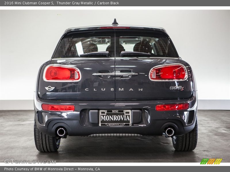 Thunder Gray Metallic / Carbon Black 2016 Mini Clubman Cooper S