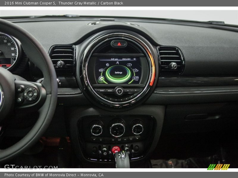 Dashboard of 2016 Clubman Cooper S