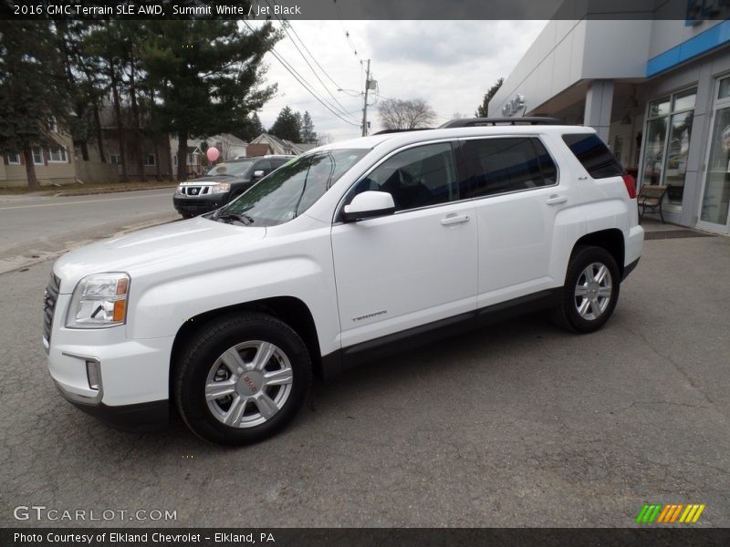 Summit White / Jet Black 2016 GMC Terrain SLE AWD