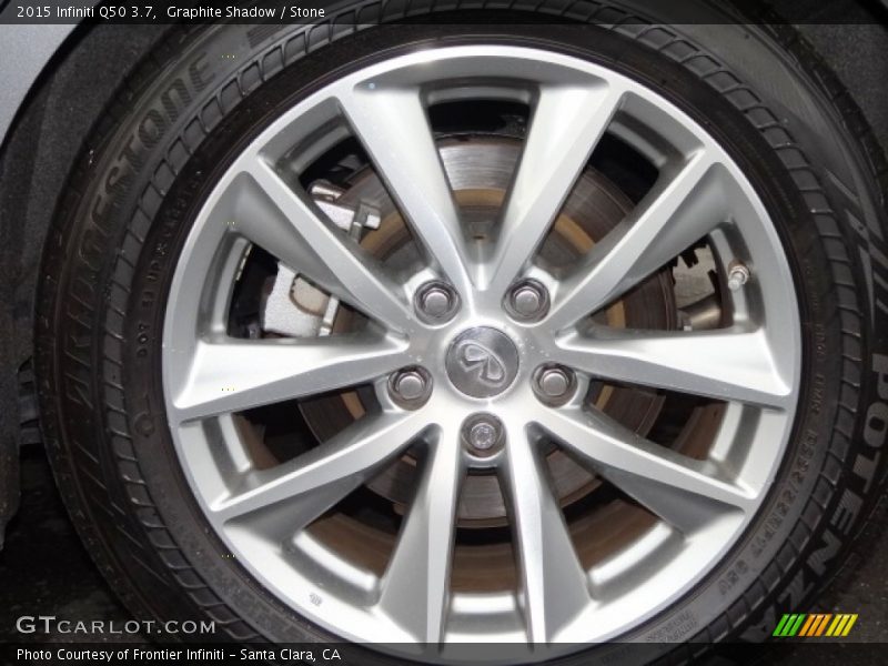 Graphite Shadow / Stone 2015 Infiniti Q50 3.7