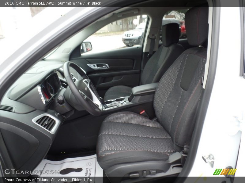 Summit White / Jet Black 2016 GMC Terrain SLE AWD