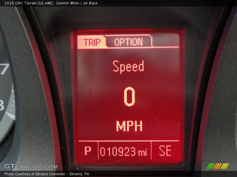Summit White / Jet Black 2016 GMC Terrain SLE AWD