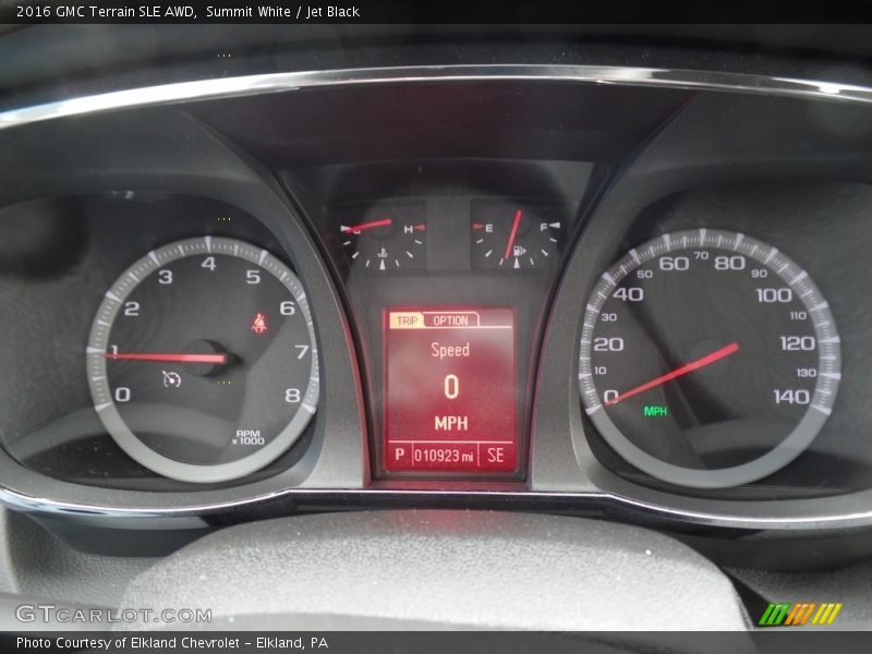 Summit White / Jet Black 2016 GMC Terrain SLE AWD