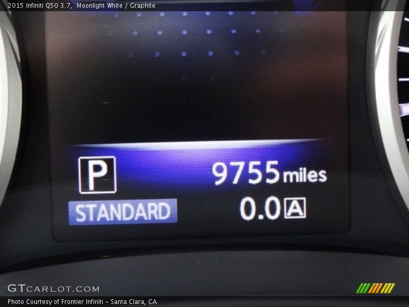 Moonlight White / Graphite 2015 Infiniti Q50 3.7