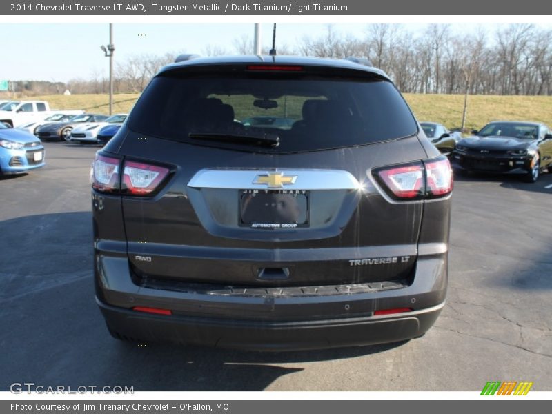 Tungsten Metallic / Dark Titanium/Light Titanium 2014 Chevrolet Traverse LT AWD