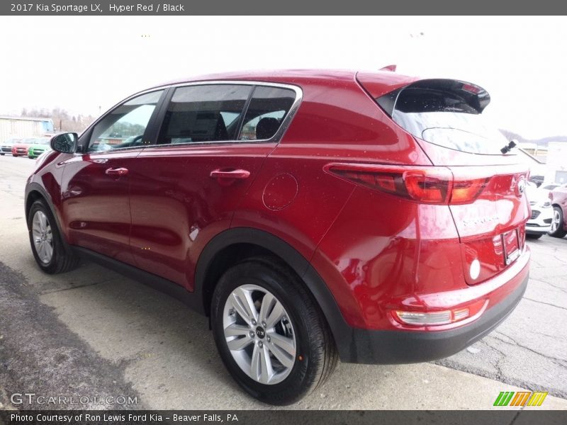 Hyper Red / Black 2017 Kia Sportage LX