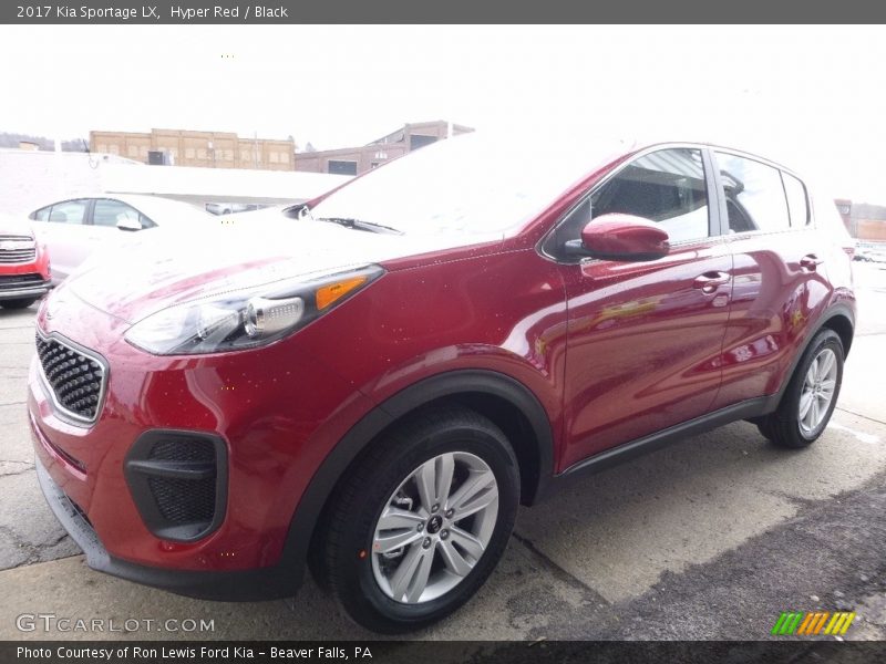 Hyper Red / Black 2017 Kia Sportage LX