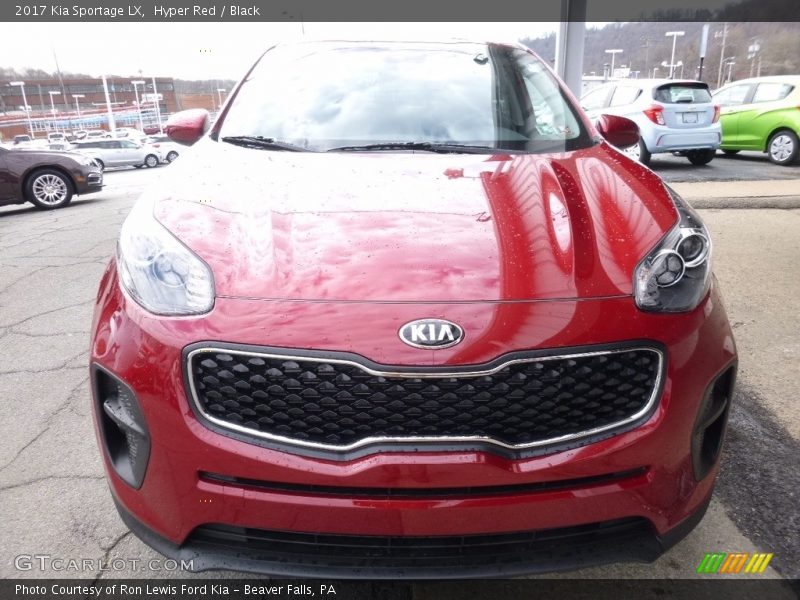 Hyper Red / Black 2017 Kia Sportage LX