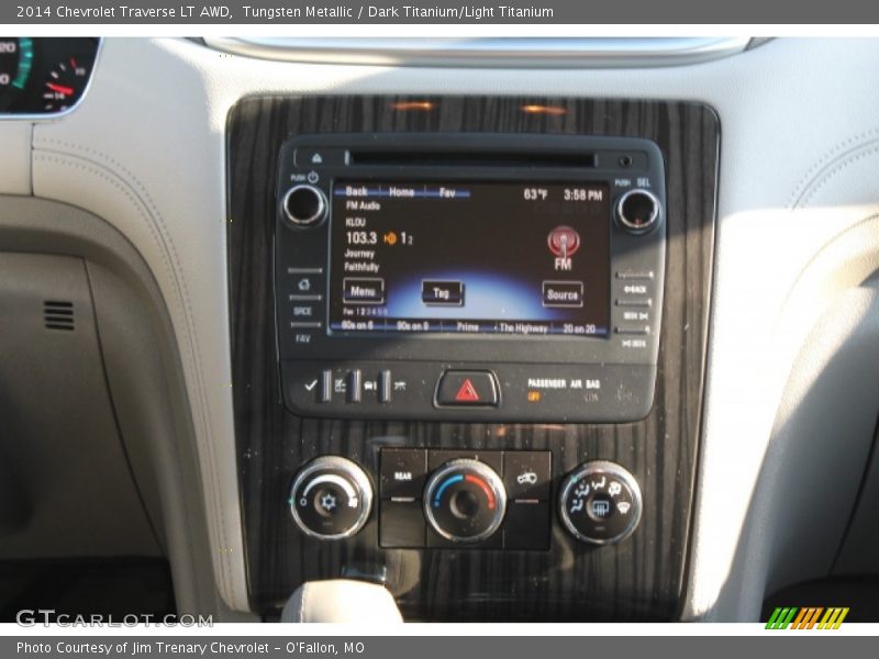 Tungsten Metallic / Dark Titanium/Light Titanium 2014 Chevrolet Traverse LT AWD
