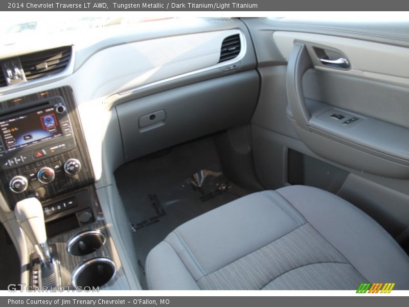 Tungsten Metallic / Dark Titanium/Light Titanium 2014 Chevrolet Traverse LT AWD