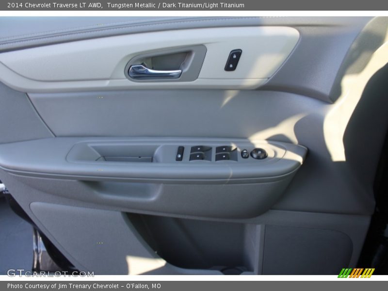 Tungsten Metallic / Dark Titanium/Light Titanium 2014 Chevrolet Traverse LT AWD