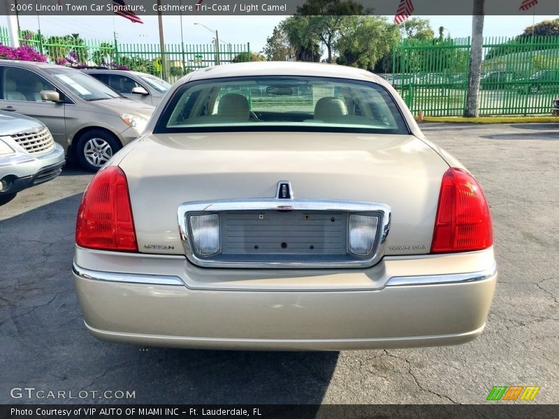 Cashmere Tri-Coat / Light Camel 2006 Lincoln Town Car Signature