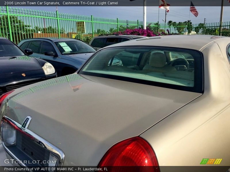 Cashmere Tri-Coat / Light Camel 2006 Lincoln Town Car Signature