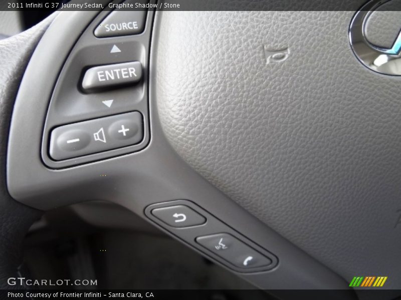 Graphite Shadow / Stone 2011 Infiniti G 37 Journey Sedan
