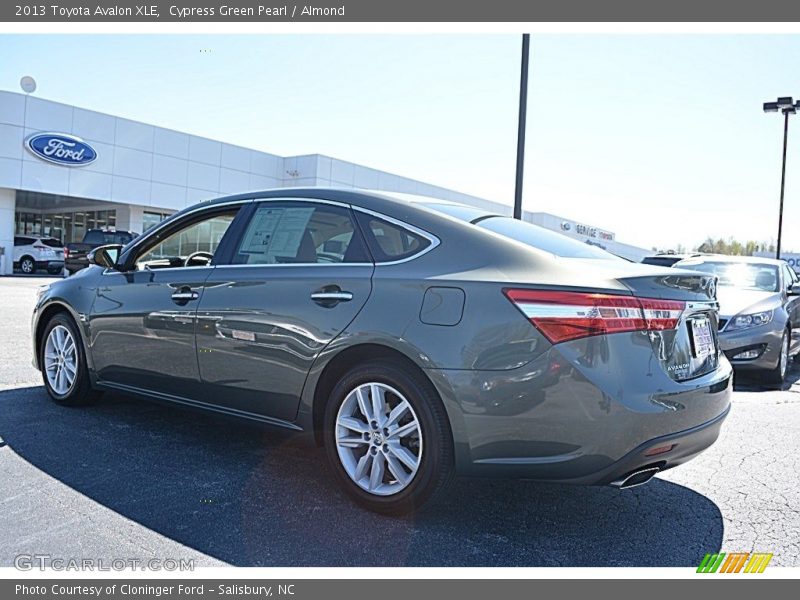 Cypress Green Pearl / Almond 2013 Toyota Avalon XLE