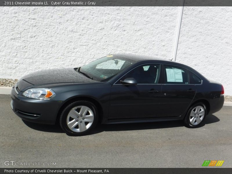 Cyber Gray Metallic / Gray 2011 Chevrolet Impala LS