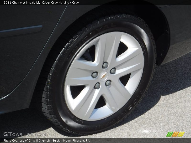Cyber Gray Metallic / Gray 2011 Chevrolet Impala LS