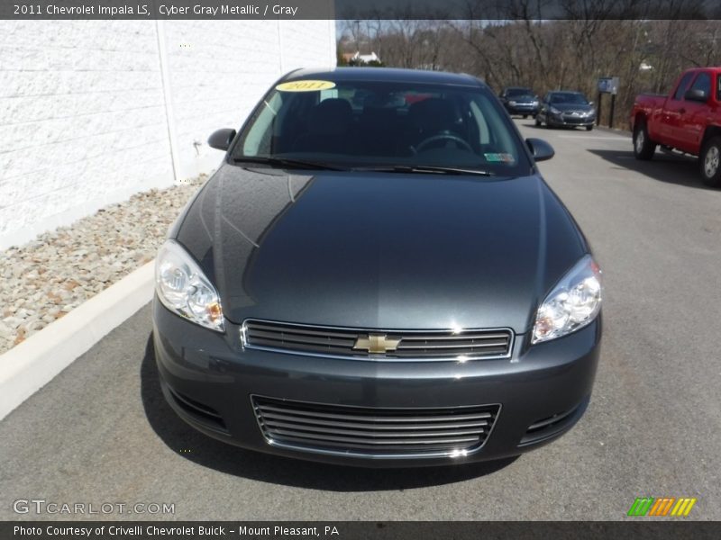 Cyber Gray Metallic / Gray 2011 Chevrolet Impala LS