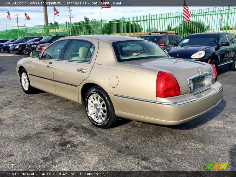 Cashmere Tri-Coat / Light Camel 2006 Lincoln Town Car Signature