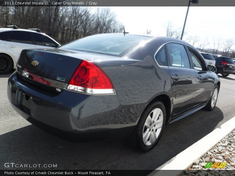 Cyber Gray Metallic / Gray 2011 Chevrolet Impala LS